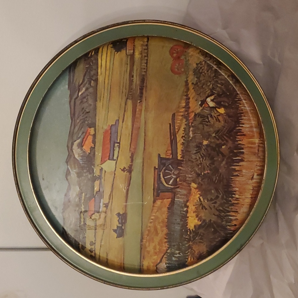 VINTAGE VINCENT VAN GOGH TIN.